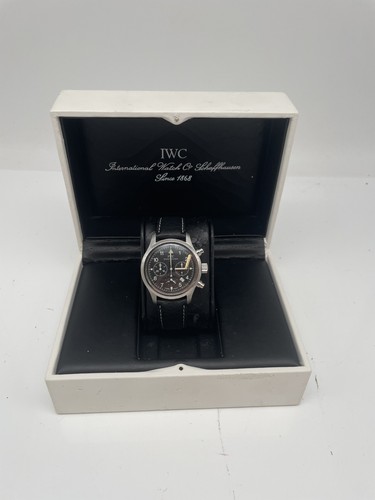 Montre d'aviateur IWC chronographe 36 mm quartz 3741 boîte - Photo 9/9