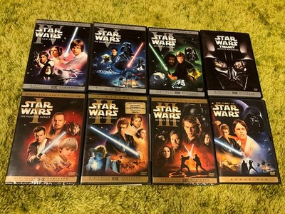 Star Wars DVD Episodes 1-6 Widescreen Prequel Original Trilogy I,II,III,IV,V,VI