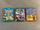 Lot of 3 Mario Kart 8, Super Mario Maker & Yoshi's Woolly World Wii U Games