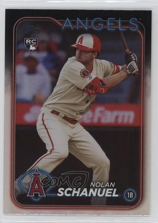 2024 Topps Series 1 Rainbow Foil Nolan Schanuel #53 Rookie RC