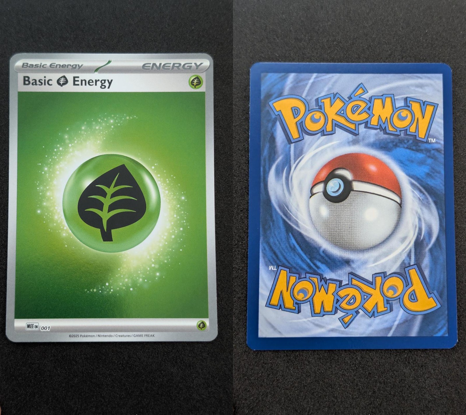 Basic Grass Energy - 001 1 Mega Evolution Energies Pokemon Reverse Holo NM