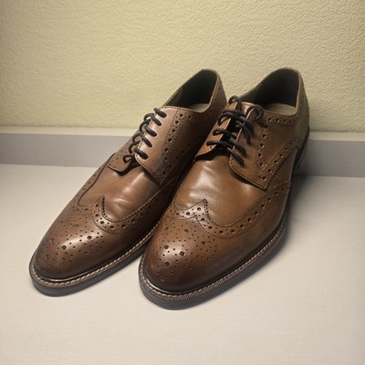 Banana Republic Men's Italian Leather Brogue Wingtip Derby/Oxford OrthoLite Shoe