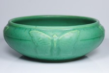 Peters & Reed Art Pottery Bowl Matte Green Bu...