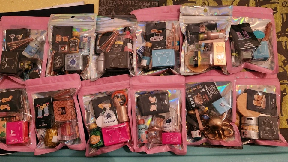 Miniverse Make It Mini Happy Hour FULL COMPLETE SET 12 Drinks Target Exclusive!! - Image 2 of 4