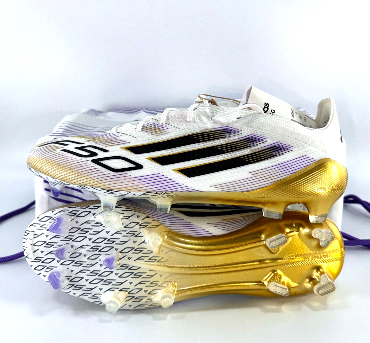 シューズ  X F50 Adidas F50 Elite FG JH7617 US8-12 White Men's Cleats Soccer