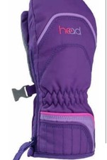Head Jr. Zippered Side Ski Mittens Purple/Violet/XXS