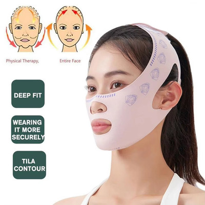 V Line Face Slimming Band Chin Lift Strap Anti Wrinkle Cheek Shaper Mask