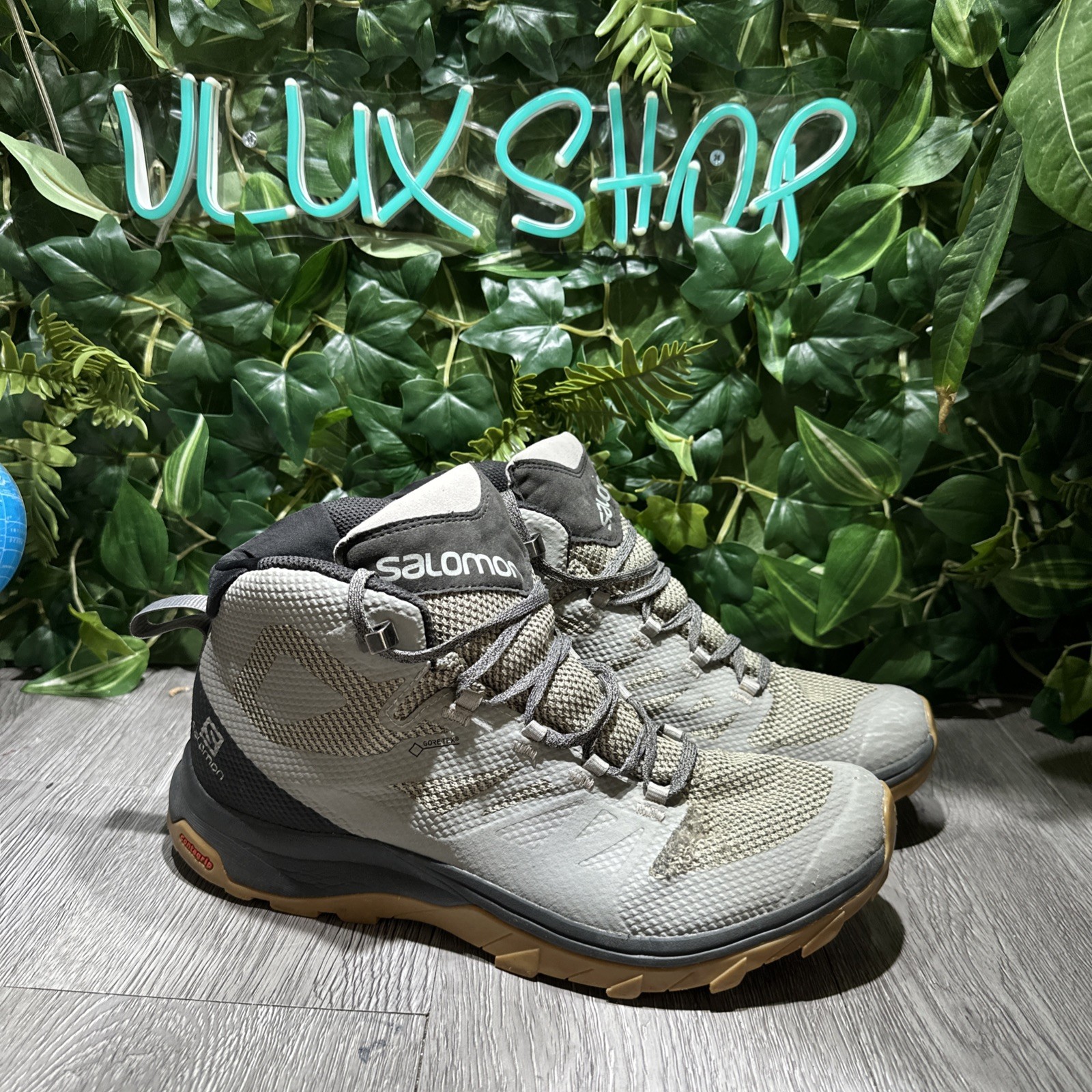 Stivali Salomon Outline Mid GTX da uomo 10 5 impermeabili stringati escursionismo trail 413842