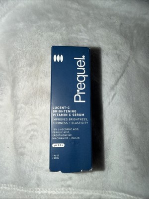 Prequel Lucent-C Brightening Vitamin C Serum L-Ascorbic Acid Ferulic Acid, 1 Oz