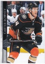 2020-21 Upper Deck French Variante Francaise CARTER ROWNEY #254 Ducks UD 1:30