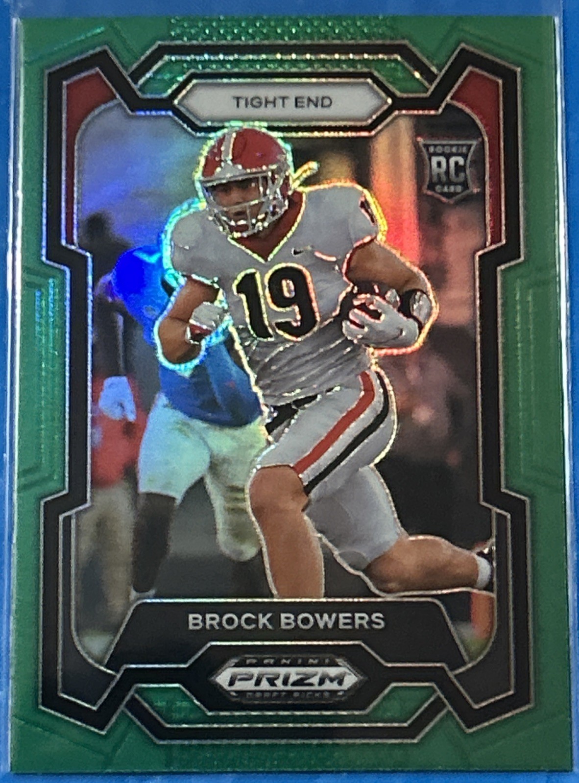 2024 Panini Prizm Draft Picks - Green Prizm #107 Brock Bowers (RC) Bulldogs