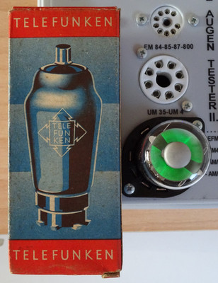 TELEFUNKEN AM2 magisches Auge NOS NIB | strong   magic eye | Röhre Tube RARE
