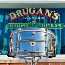 Rullante a conchiglia in ottone pesante 6,5x15 Ludwig Standard/Universale/Tutto tondo anni '30 2 pezzi