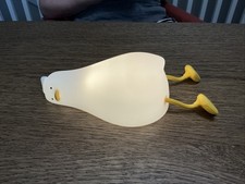 Duck Lamp Lying Flat Duck Night Light, Kids Night Lamp with 3 Speed Adjustable