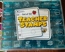 Teacher Stamps Rubber Stampers Set of 30 from Learning Resources