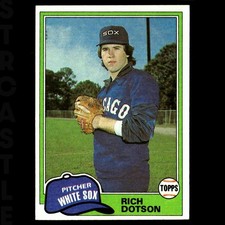 1981 Topps - Richard Dotson #138 (RC) Chicago White Sox ⚾ Baseball Card