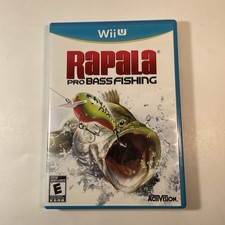 Rapala Pro Bass Fishing (Nintendo Wii U, 2012) CIB Complete w Manual