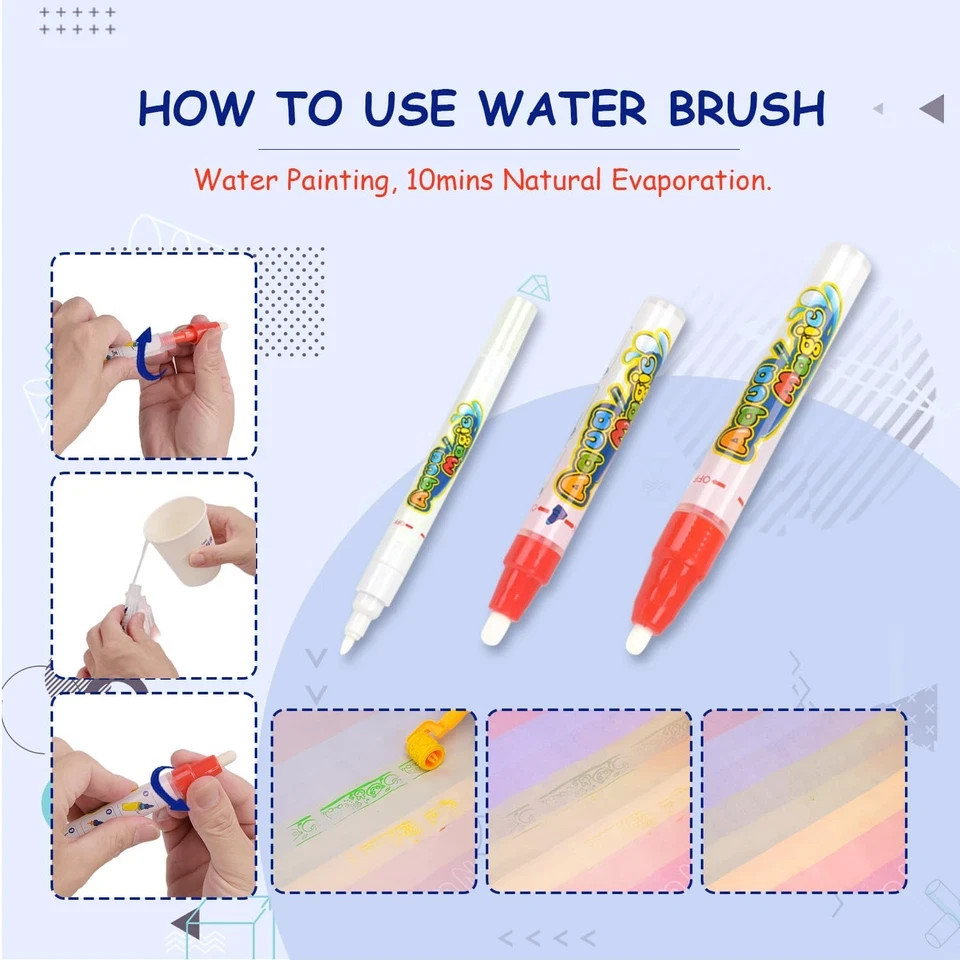 Doodle Mat Large Water Writing Doodle 40 x32 inch Drawing Mat for Kids Toys G...