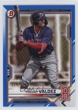 2021 Bowman Draft Blue 124/150 Freddy Valdez #BD-96 1d59