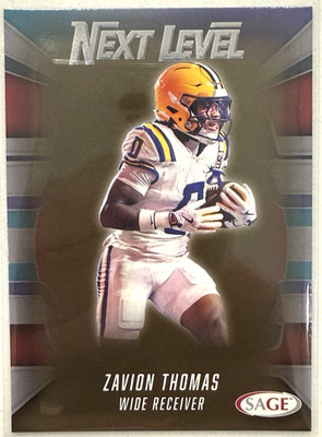 2026 SAGE Football Next Level Gold Zavion Thomas #111 Chicago Bears