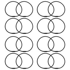 12 Pcs Elastic Bands Microphone Shock Mount Shocking Rubber Ring