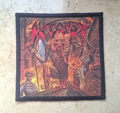 PATCH / AUFNÄHER -- AUTOPSY - ASHES , ORGANS , BLOOD AND CRYPTS -- DEATH METAL