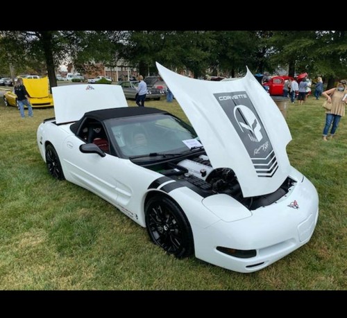 Accesorios Chevy Corvette C6 cupé convertible Grand Sport Z06 capó calcomanía de vinilo - Imagen 9 de 19