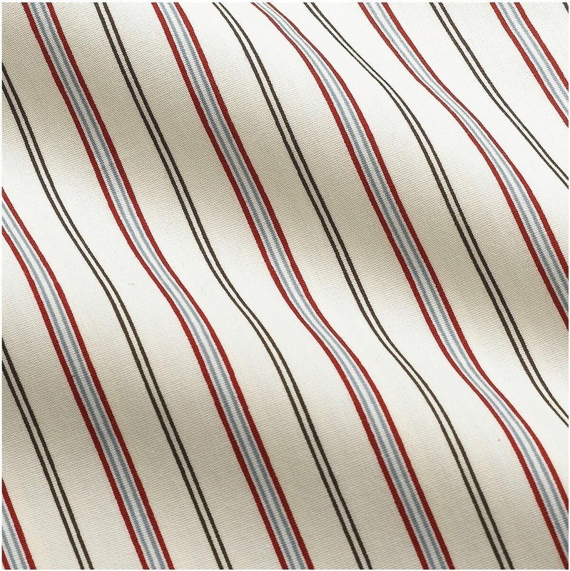 Tommy Hilfiger Karin Stripe King Flat Sheet 100% Combed Cotton 108" x 102" NIP
