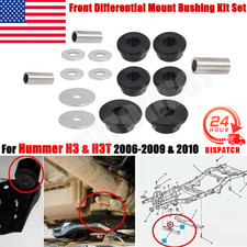 Front Differential Mount Bushing Set For Hummer H3 H3T 06-2009 2010 Polyurethane