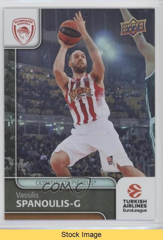 Vassilis Spanoulis #17 2025-26 Panini Contenders EuroLeague Basketball License to Dominate