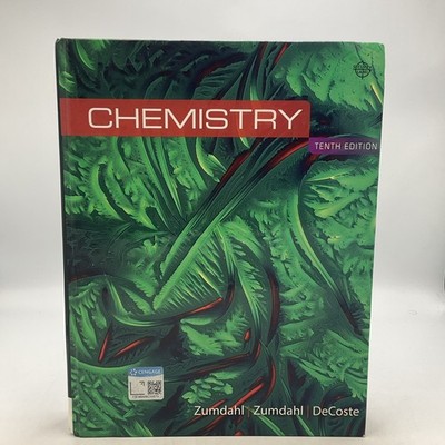 CHEMISTRY ~ 10th Tenth Edition - Hardcover By Zumdahl, De Coste, 2018 Cencage HC