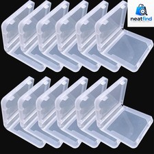 12Pcs Game Case Clear Game Card Box Anti Dust Cover Transparent Storage Box C...