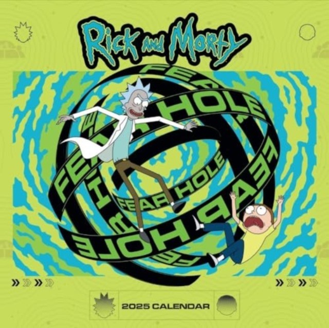 2025 Calendar Rick and Morty Month to View Square Calendar Official Product - Image 3