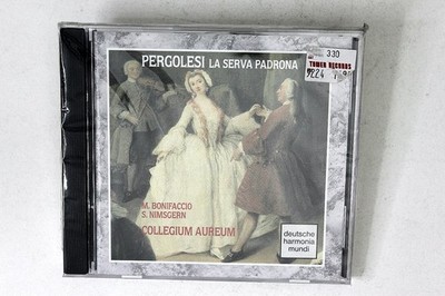 Pergolesi - La Serva Padrona CD 1990 Baroque Opera Deutsche Harmonia Mundi New