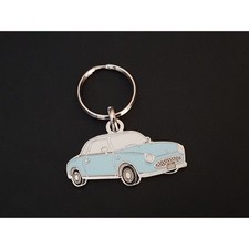 Nissan Figaro Profile Keychain (Pale Aqua)