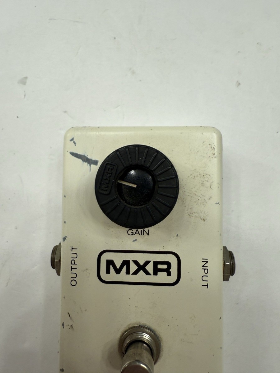 MXR Micro Amp Clean Boost Rare Vintage 1980 Block Logo Guitar