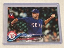 2018 Topps Update Baseball Brandon Mann RC Rookie Card #US208 Texas Rangers