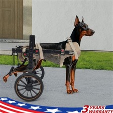 Dog Wheelchair For Back Legs Size XL Pet Rehabilitation Walking Aid 143 Lb.
