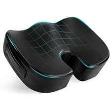 Luxury Seat Cushion, 4 Inch Extra Thick Memory Foam for Pressure Relief, Scia...