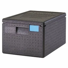 Cambro EPP180110 Black Cam Go Box Top Loading Insulated Catering Box | Single