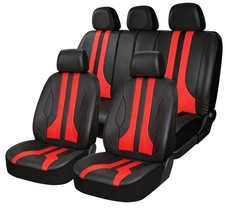 For Nissan Luxury Leather Car Seat Covers Full Set Front Rear Cushion Protectors