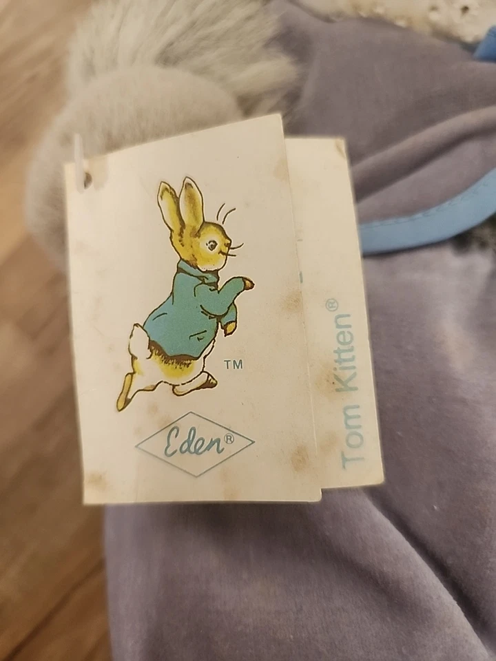 EDEN Toys Vintage Peter Rabbit And Company Lot of 9 1980's With Tags Stuffed Toy - Image 4 of 4