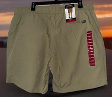 NEW Eddie Bauer Shorts Mens XL Ripstop Tech Olive UPF 50 Belted Nylon Outdoor