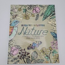 Inspired Coloring Nature Relax Mind Naturally Over 100 Designs. Tranquil Therapy