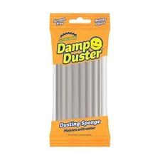 Pre-Moistened Damp Duster Dusting Sponge for Blinds, Vents, Radiators, Pollen