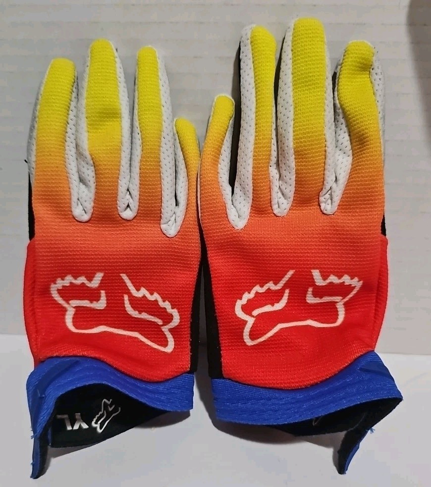 Fox Racing Dirtpaw FYCE Gloves Motorcross YL Multi-Color 