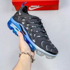 Men  s Shoes Nike Air VaporMax TN Plus Black blue New