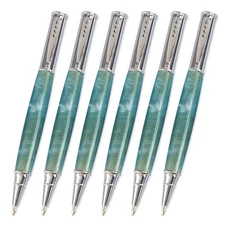 Wordsmith Pen Kit, Chrome Finish, 6 Pack, Legacy Woodturning