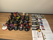 Heroclix Mixed Lot Of 25 Dc And Marvel With C...