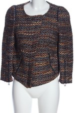 ZARA Giacca corta Donna Giacca Taglia IT 42 marrone-blu stile casual